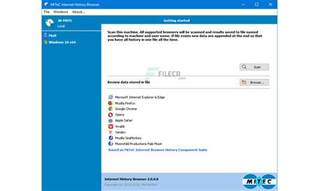 MiTeC Internet History Browser